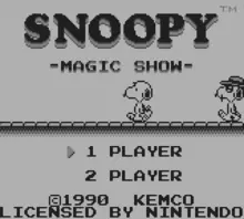 Image n° 1 - screenshots  : Snoopy - Magic Show